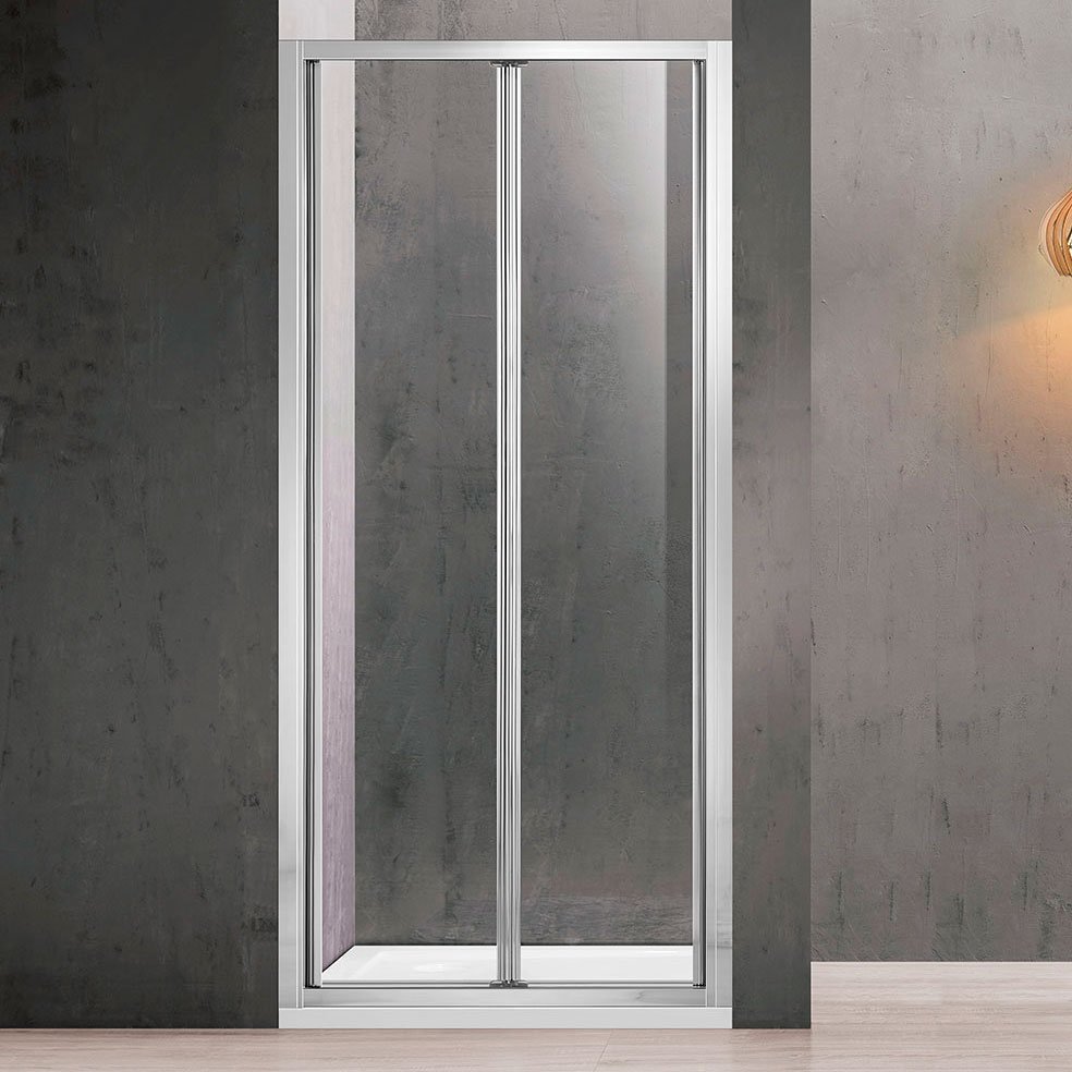 Душевая дверь в нишу Vincea Garda VDB-1G900CL 90 см, профиль хром, стекло прозрачное - 0