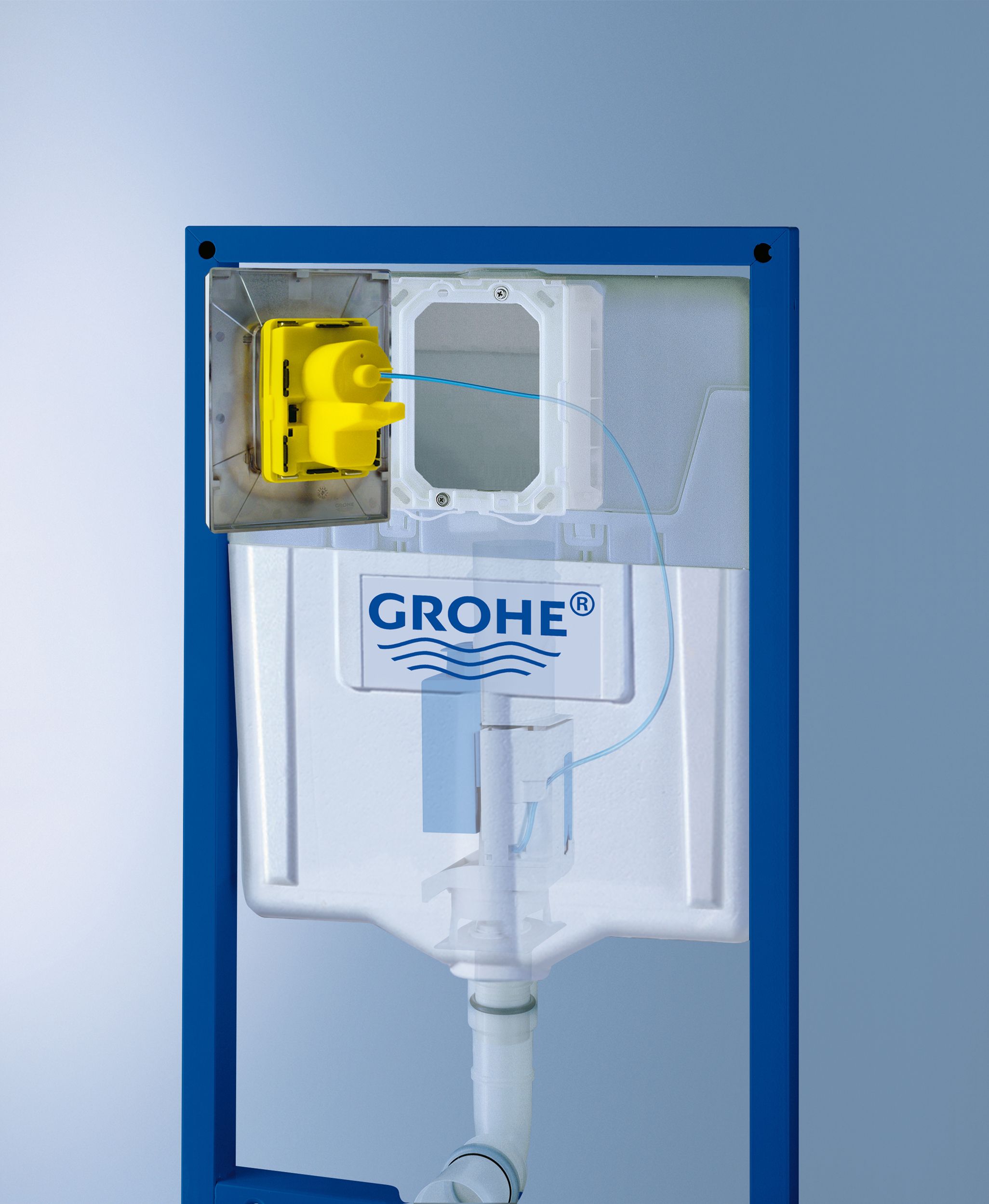Система инсталляции для унитазов Grohe Rapid SL 38813001 4 в 1 с кнопкой смыва - 10