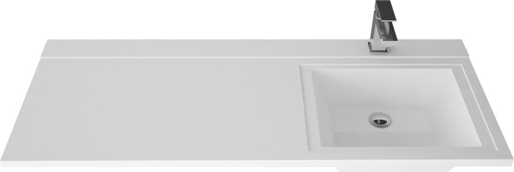 Мебель для ванной Style Line Жасмин-2 60 Люкс Plus, белая, для стиральной машины - 4