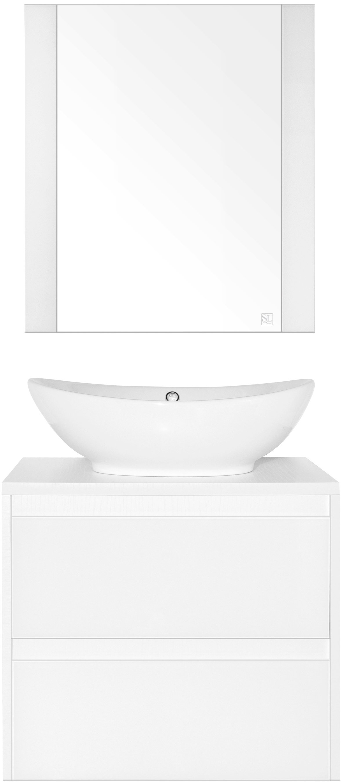 Мебель для ванной Style Line Монако 60 Plus, осина белая - 0