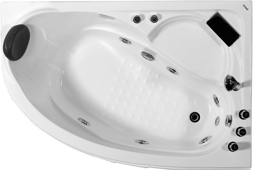 Акриловая ванна Gemy 150x100 с гидромассажем  G9009 B R - 0