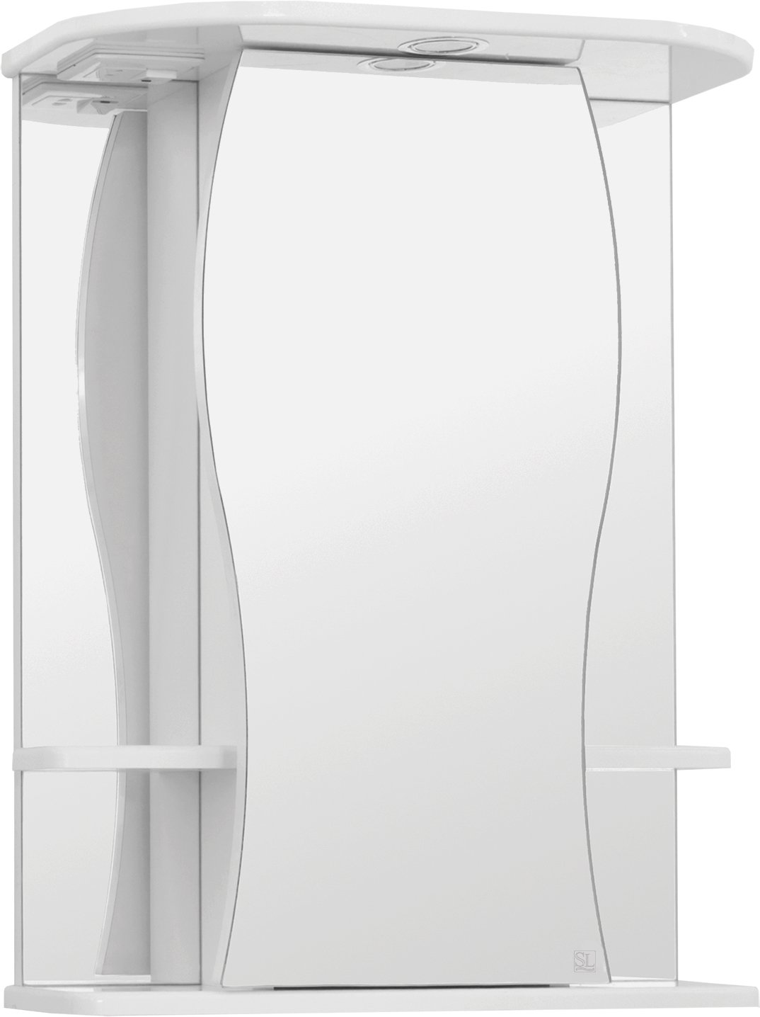 Зеркало-шкаф Style Line Эко Волна Лорена 55/С белый ЛС-00000120 - 2