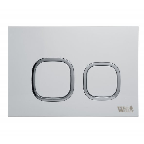 Система инсталляции WeltWasser WW AMBERG 506 ST WT с кнопкой смыва белый  10000008230 - 1