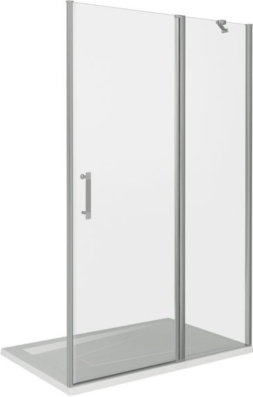 Душевая дверь в нишу Good Door Mokka WTW-140-C-WE 140 см c магнитьным профилем - 2