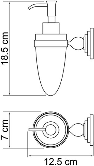 Дозатор Wasserkraft Ammer K-7099 - 2