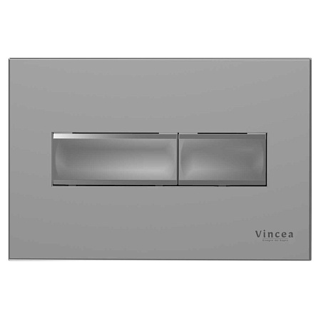 Кнопка смыва Vincea Line серый матовый VFP-732MG - 0