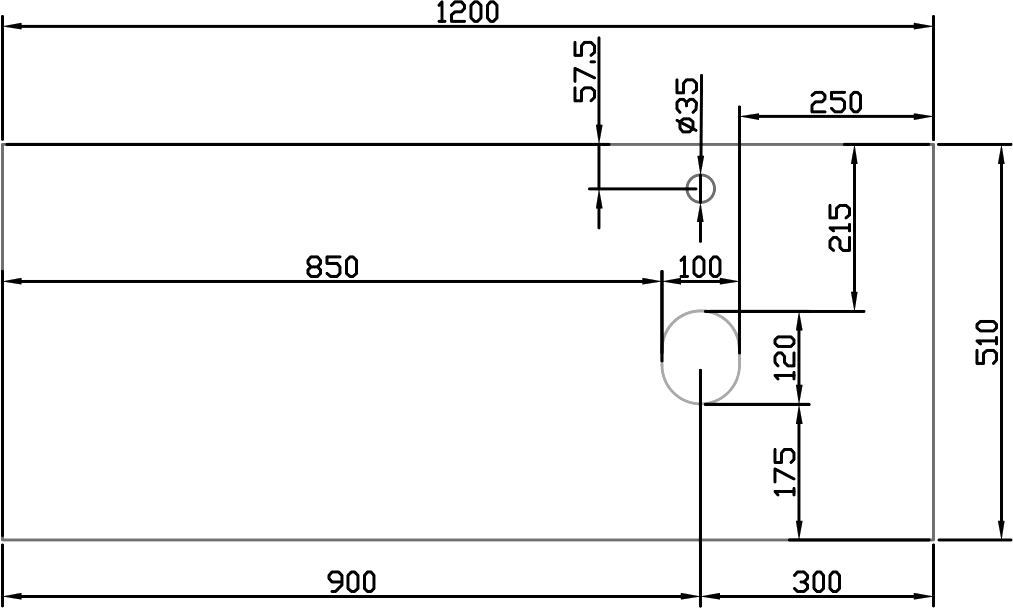 Мебель для ванной DIWO Элиста 120 светлое дерево, с раковиной Moduo 40 RING (комплект, гарнитур) 555754 - 9
