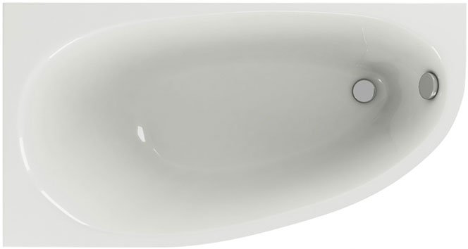 Акриловая ванна Акватек Eco-friendly Дива левая 150х90 см DIV150-0000001 - 0