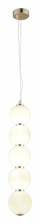 Подвесной светильник Natali Kovaltseva LOFT LED LED LAMPS 81100/5C GOLD WHITE - 1