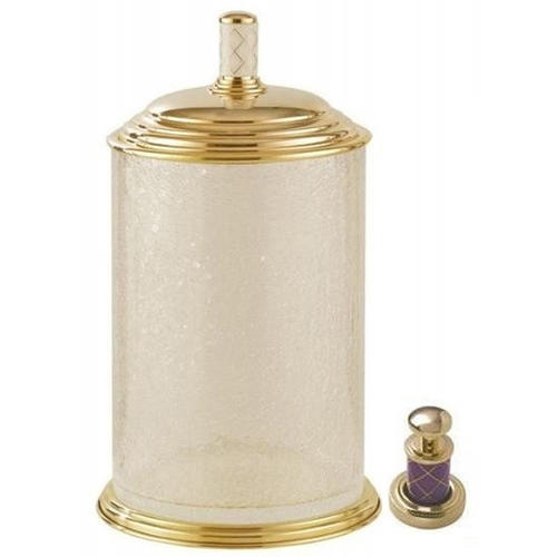 Ведро для мусора Boheme Murano золото с фиолетовым 10914-V-G - 0