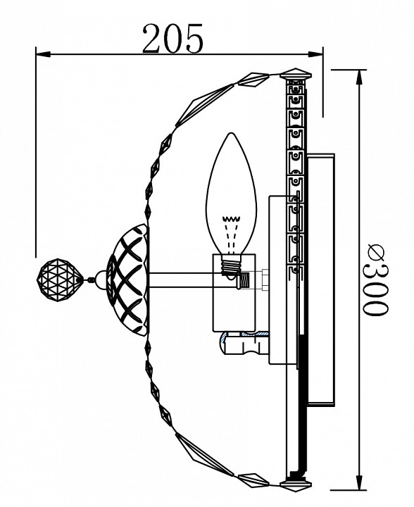 Потолочный светильник Maytoni Basfor DIA100-CL-03-G - 3