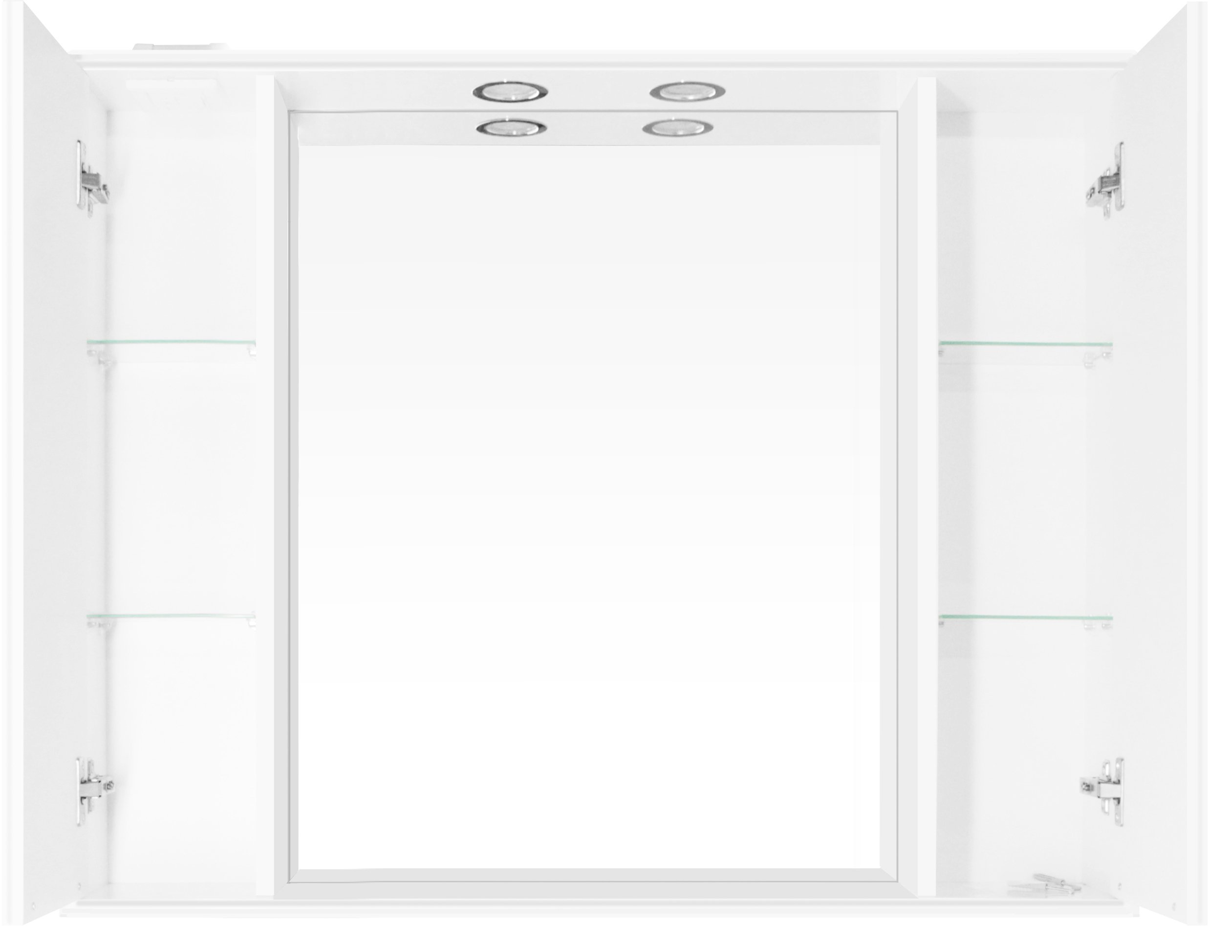 Зеркало-шкаф Style Line Олеандр-2 100/С Люкс, белый ЛС-00000583 - 2