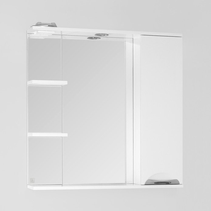 Зеркало-шкаф Style Line Жасмин 80/С белый ЛС-00000044 - 0