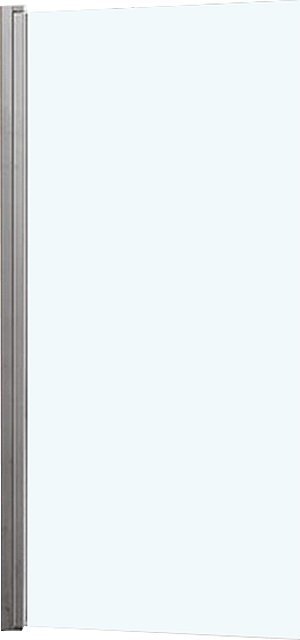 Шторка на ванну Vincea VSB-11800CL 80 см, профиль хром, стекло прозрачное - 1