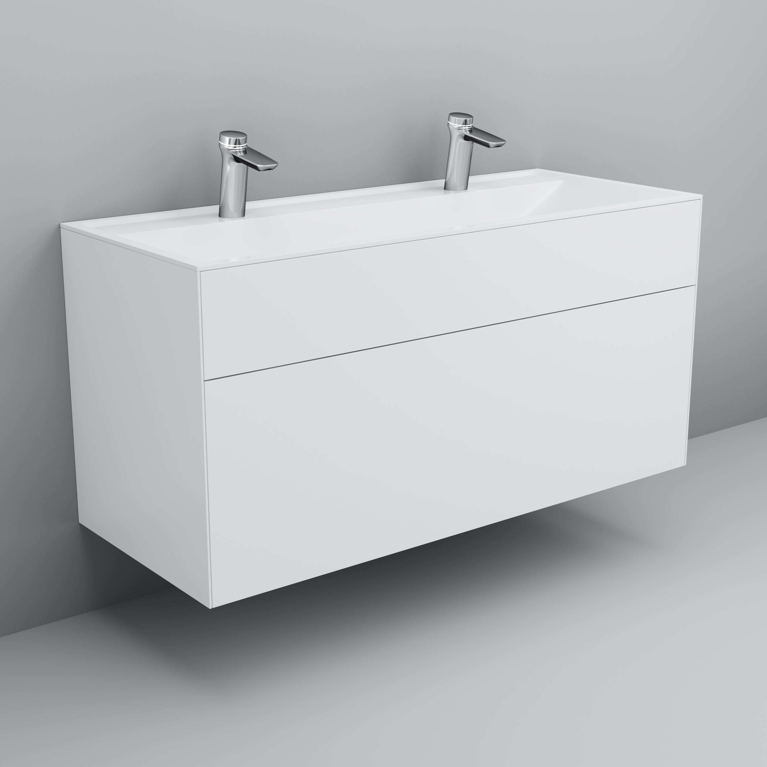Мебель для ванной Am.Pm Inspire V2.0 120 белый матовый - 1