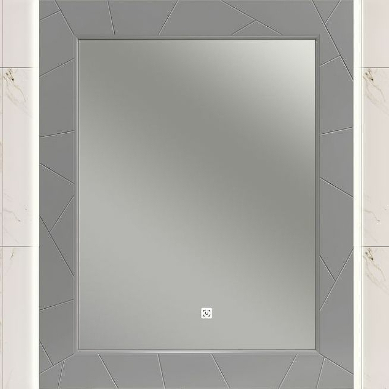 Зеркало Opadiris Луиджи 80 серый матовый 00-00005646 - 0