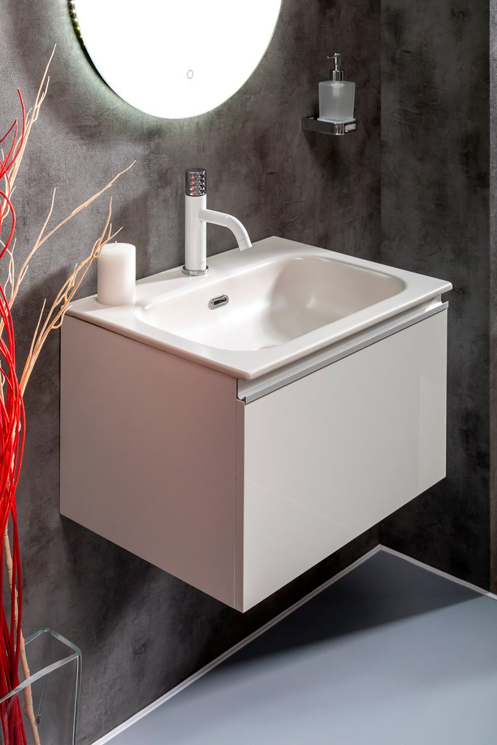 Мебель для ванной Armadi Art Vallessi 60 белый глянец - 2
