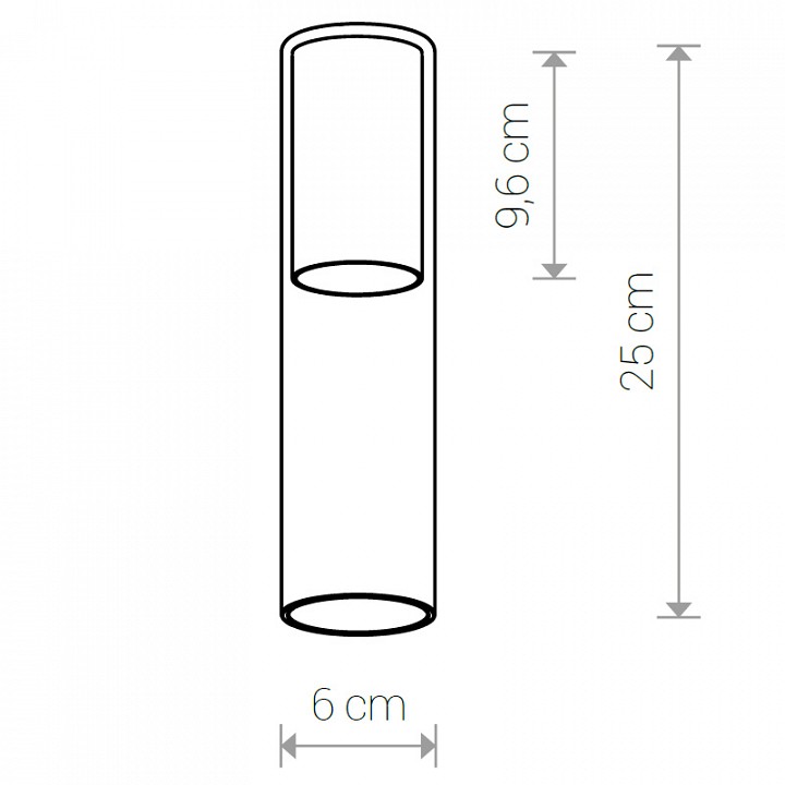 Плафон Nowodvorski Cameleon Cylinder M 8543 - 2