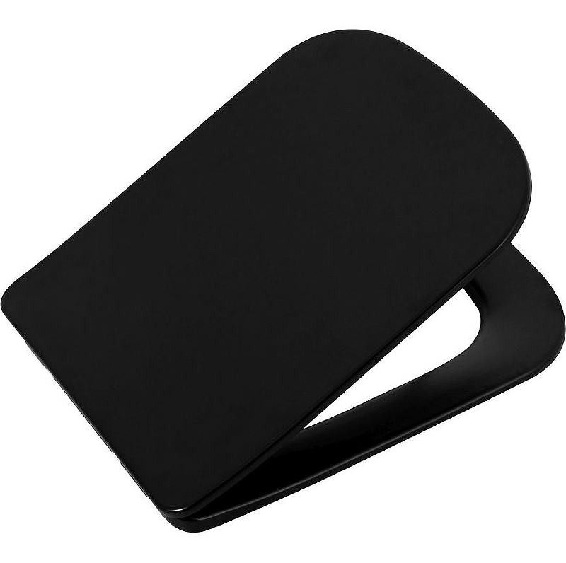 Сиденье для унитаза BelBagno Ardente c черный, с системой микролифт  BB3202SC-MB - 1
