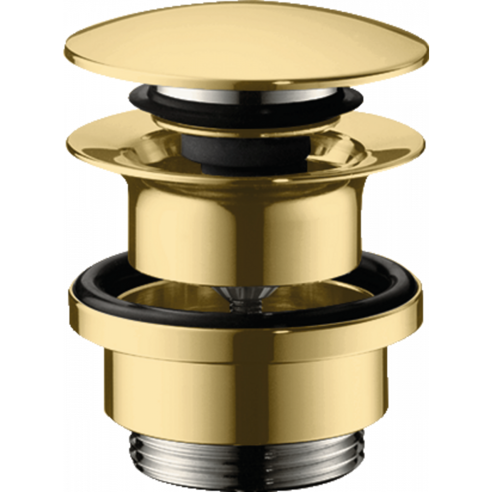 Донный клапан для раковины Hansgrohe полированное золото 50100990 - 0