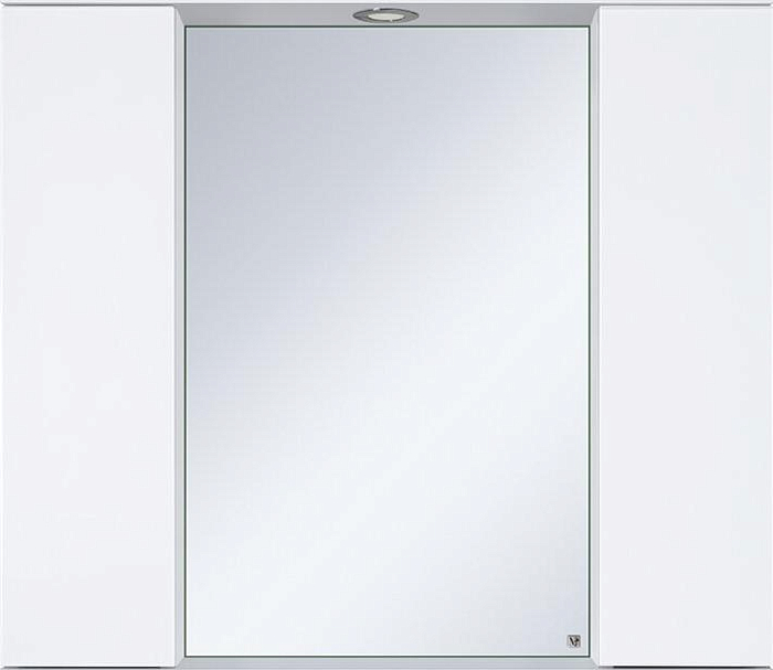 Зеркало-шкаф Misty Лира 80 белый матовое П-Лир04080-013 - 0