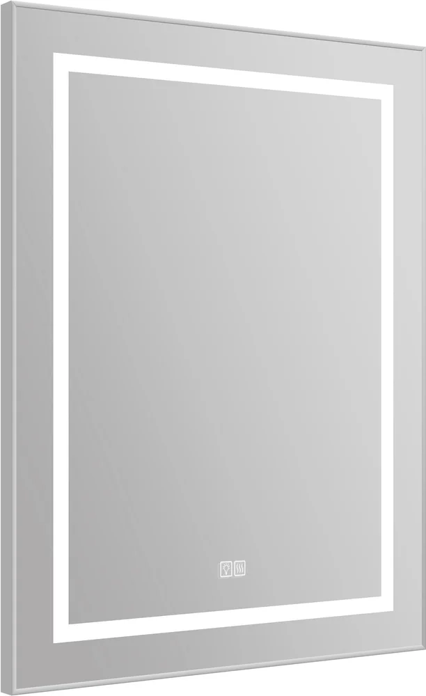  Зеркало BelBagno Kraft 68.5х88.5 с подсветкой, подогревом, хром  SPC-KRAFT-685-885-TCH-WARM - 2