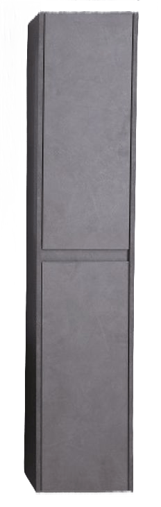 Шкаф-пенал BelBagno Kraft 33х160 серый KRAFT-1600-2A-SC-PG-SHELF - 0