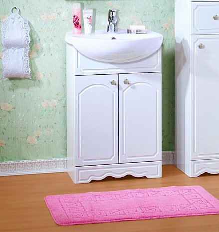 Мебель для ванной Бриклаер Лючия 55 белый глянец - 3