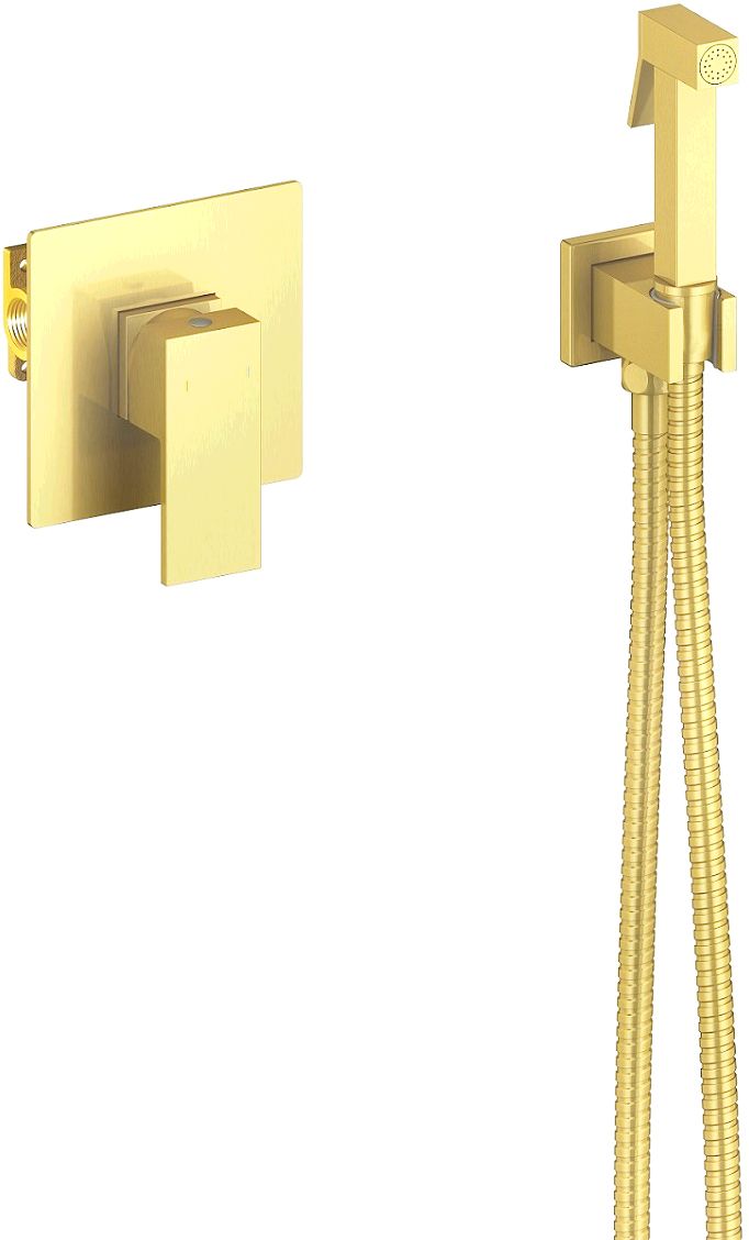 Гигиенический душ Timo Selene 2089/17SM золото, со смесителем - 0