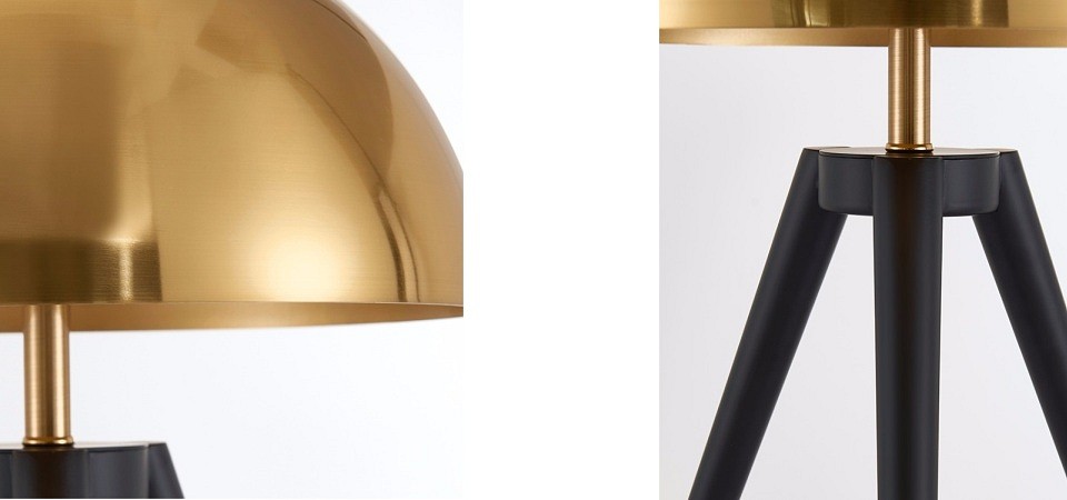 Настольная лампа декоративная Imperiumloft Matthew Fairbank Fife Tripod Table Lamp 43.087 - 1