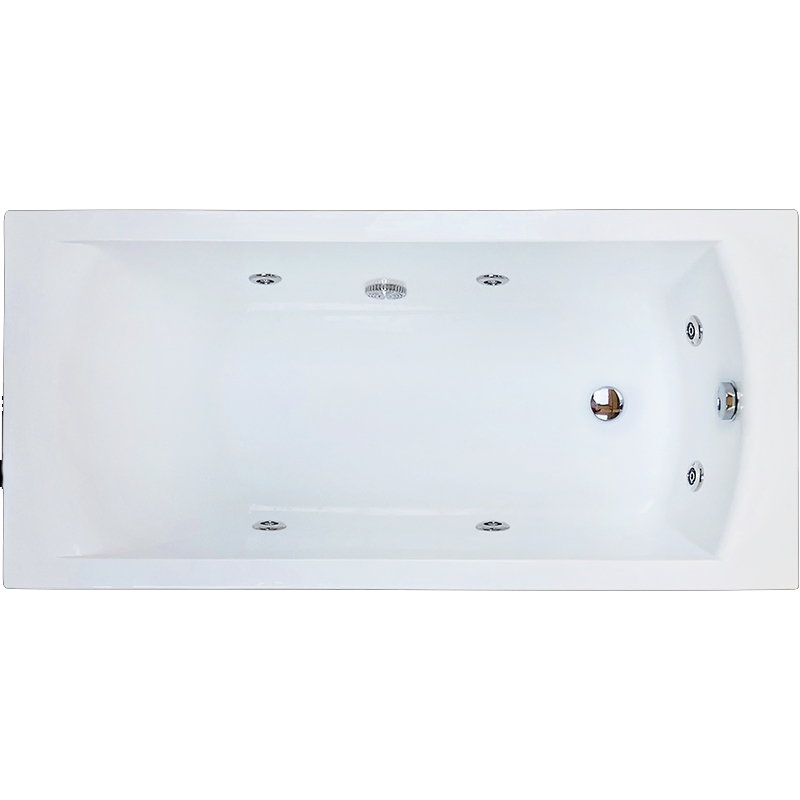 Ванна акриловая Royal Bath Vienna Standart 150x70 с гидромассажем белый RB953201ST - 0