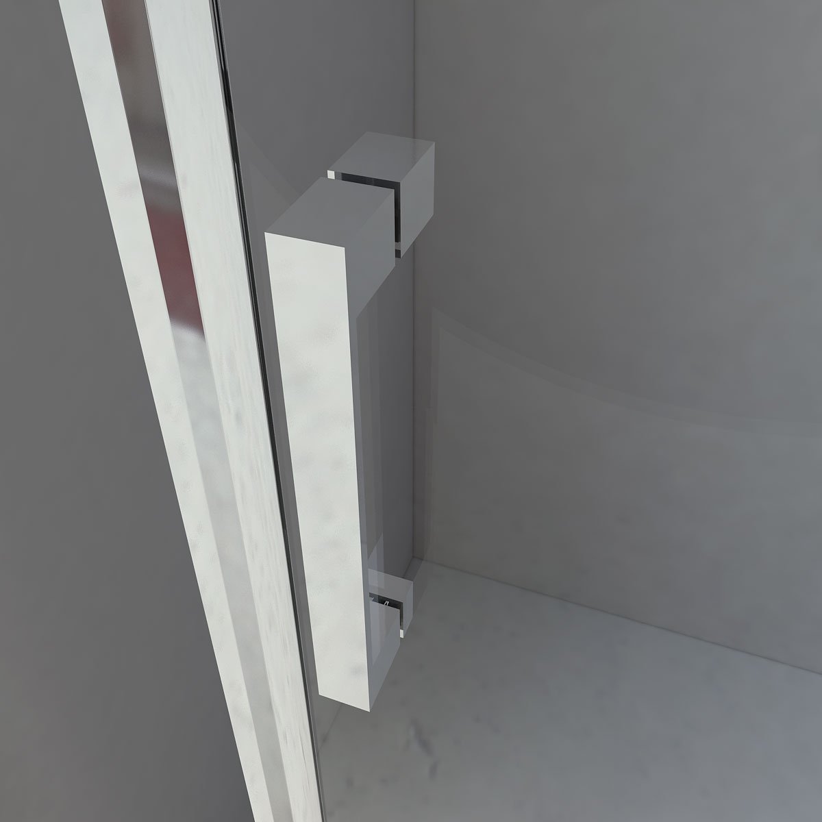 Душевая дверь в нишу Vincea Orta VPP-1O700CL 70 см, стекло прозрачное, хром - 2