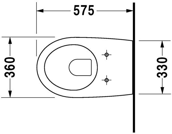 Унитаз подвесной Duravit Architec с крышкой, белый (25460900641) - 2