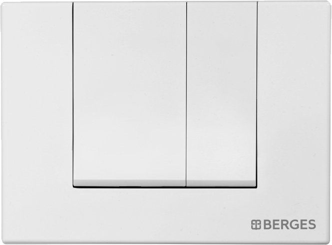 Система инсталляции для унитазов Berges Wasserhaus Novum с кнопкой смыва, белая 040241 - 4