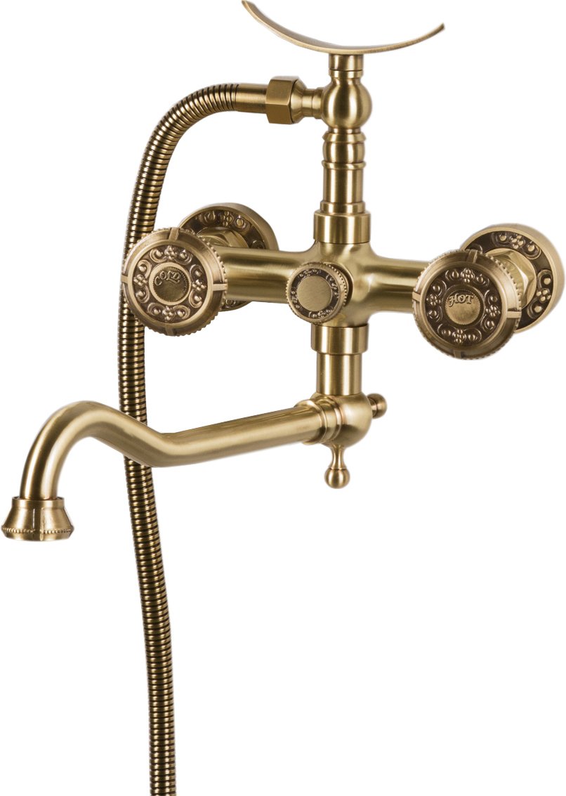 Смеситель для ванны Bronze de Luxe Royal бронза  10119D - 2