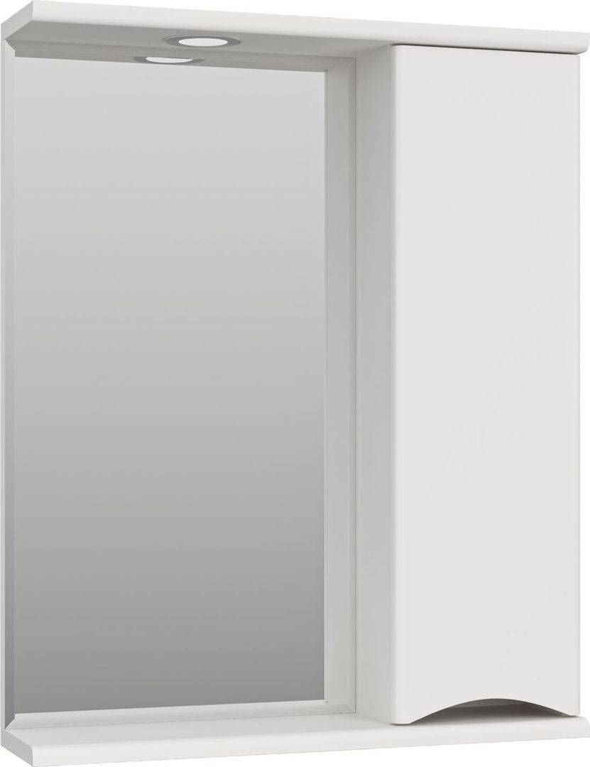 Зеркало-шкаф Misty Атлантик 60 R белый с подсветкой  П-Атл-4060-010П - 0