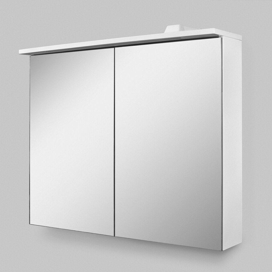 Зеркало-шкаф AM.PM Spirit V2.0 80 с LED-подсветкой, белый глянец M70AMCX0801WG - 2