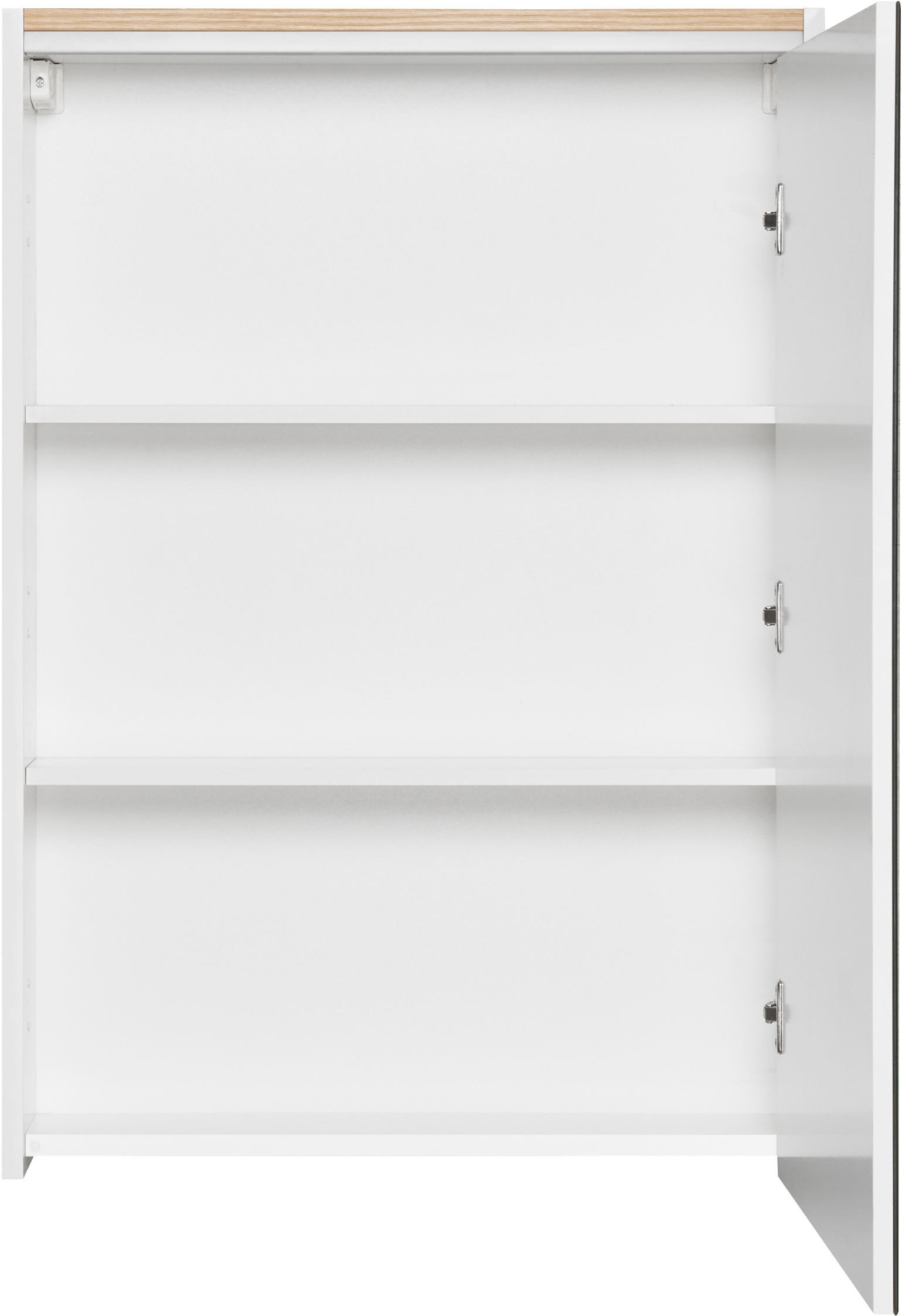 Зеркало-шкаф STWORKI Дублин 60 с подсветкой, навесное, белое, прямоугольное 1A226902DN010 - 4