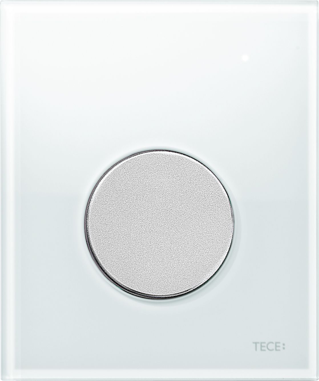 Кнопка смыва TECE Loop Urinal 9242659 белое стекло, кнопка хром матовый - 0