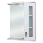 Зеркало-шкаф Onika Кристалл 58 R с подсветкой, белый (205818)
