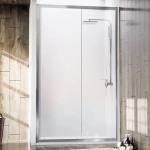 Душевая дверь в нишу Veconi Vianno VN-72 110 см профиль хром (VN72-110-01-C4)