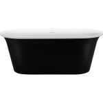 Акриловая ванна Aquanet Smart 261053 170x80, черная глянцевая 88778-GB