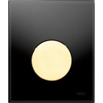 Кнопка смыва TECE Loop Urinal 9242658 черное стекло, кнопка золото