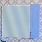 Зеркало-шкаф Sanflor Глория 85 R, голубой