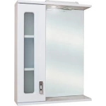 Зеркало-шкаф Onika Кристалл 58 L с подсветкой, белый (205817)