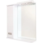 Зеркало-шкаф Onika Балтика 67 L с подсветкой, белый (206701)