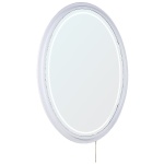 Зеркало Onika Адель 70 с подсветкой, белый (207030)