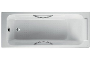 Чугунная ванна Jacob Delafon Parallel 170x70 с отверстиями для ручек E2948-00