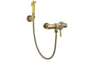 Гигиенический душ Bronze de Luxe Windsor со смесителем + настенный держатель, 10133