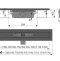 APZ1BLACK Водоотводящий желоб с порогами для перфорированной решетки, 
черный-мат горизонтальный сток, 950 мм, APZ1BLACK-950  APZ1BLACK-950 - 1
